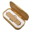 Custom Eco-Friendly Wheat Straw USB Drive, USB 3.0 | https://www.bestnamebadges.com
