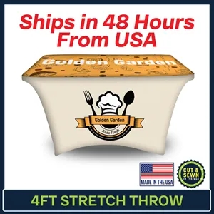 4ft x 30"T x 29"H 4-Sided Stretch Throw 48 Hour Service