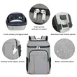 Dual Compartment 28 Can Insulated Cooler Backpack | https://www.bestnamebadges.com