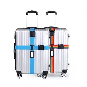 Polyester Luggage Belt/ Travel Strap With Label