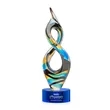 Cosenzo Award on Marvel Base - Blue | https://www.bestnamebadges.com