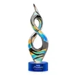 Cosenzo Award on Marvel Base - Blue | https://www.bestnamebadges.com