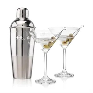 Catania Shaker & Burlington Martini Set | https://www.bestnamebadges.com