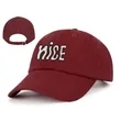 Brushed Cotton Twill Baseball Cap | https://www.bestnamebadges.com