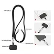 Phone Lanyard With Custom Printed Tether Tab | https://www.bestnamebadges.com