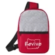 Patchwork Eco Friendly Crossbody Sling Bag | https://www.bestnamebadges.com