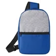 Patchwork Eco Friendly Crossbody Sling Bag | https://www.bestnamebadges.com