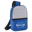 Patchwork Eco Friendly Crossbody Sling Bag | https://www.bestnamebadges.com