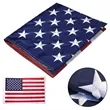 Embroidered American Flag | https://www.bestnamebadges.com