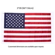 Embroidered American Flag | https://www.bestnamebadges.com
