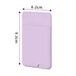 Silicone Ferrule For Mobile Phone Card Sticker | https://www.bestnamebadges.com