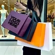Kraft Paper Handbag For Christmas Decoration | https://www.bestnamebadges.com