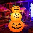 3.9Ft Halloween Pumpkin Inflatable Decoration | https://www.bestnamebadges.com