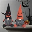 Halloween faceless doll figurine pumpkin-faced Rudolph | https://www.bestnamebadges.com
