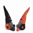 Halloween faceless doll figurine pumpkin-faced Rudolph | https://www.bestnamebadges.com