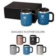 Manna™ Boulder Two-Piece Camping Mug Gift Set | https://www.bestnamebadges.com