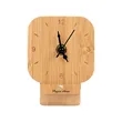 Cade Bamboo Desk Clock | https://www.bestnamebadges.com