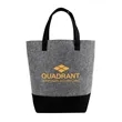 Abram RPET Felt Tote | https://www.bestnamebadges.com