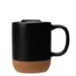 Kenya 14 oz. Ceramic Mug With Cork Base | https://www.bestnamebadges.com