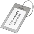 Navigor Series Steel Luggage Tag | https://www.bestnamebadges.com