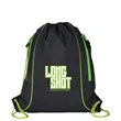 Seville Drawstring Bag w/ Color Accents | https://www.bestnamebadges.com