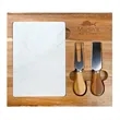 Carson 4-Piece Acacia Wood Cheese Set | https://www.bestnamebadges.com