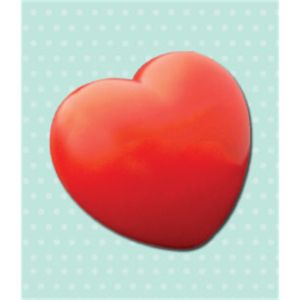 Heart Shaped Stress Ball | https://www.bestnamebadges.com