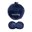 Journey Neck Pillow With Built-In Sleep Mask | https://www.bestnamebadges.com