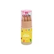 12 Colored Pencils in Portable Tube With Sharpener | https://www.bestnamebadges.com