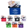15 Piece Golf Kit Components inserted into Zipper Pack | https://www.bestnamebadges.com