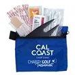 15 Piece Golf Kit Components inserted into Zipper Pack | https://www.bestnamebadges.com