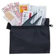 15 Piece Golf Kit Components inserted into Zipper Pack | https://www.bestnamebadges.com