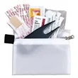 15 Piece Golf Kit Components inserted into Zipper Pack | https://www.bestnamebadges.com