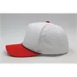 Atlethic laser cut trucker rope cap | https://www.bestnamebadges.com
