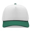 Atlethic laser cut trucker rope cap | https://www.bestnamebadges.com