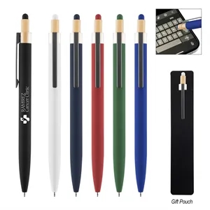 ARLO RECYCLED ALUMINUM STYLUS PEN | https://www.bestnamebadges.com