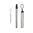 Festival Telescopic Reusable Drinking Straw Kit | https://www.bestnamebadges.com