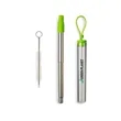 Festival Telescopic Reusable Drinking Straw Kit | https://www.bestnamebadges.com