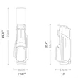 Lightweight Golf Stand Bag With Club Capacity And Pockets | https://www.bestnamebadges.com