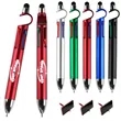 4-In-1 Stylus Ballpoint Pen With Phone Stand & Multi-Ink | https://www.bestnamebadges.com