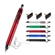 4-In-1 Stylus Ballpoint Pen With Phone Stand & Multi-Ink | https://www.bestnamebadges.com