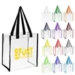 Clear Stadium Tote Bag | https://www.bestnamebadges.com