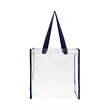 Clear Stadium Tote Bag | https://www.bestnamebadges.com