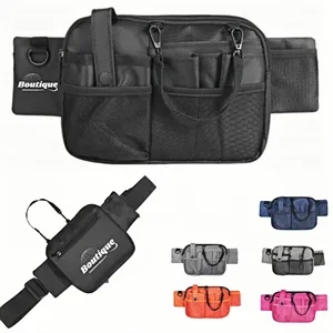 Multi Pocket Nurse Belt Bag Adjustable Medical Tool Pouch | https://www.bestnamebadges.com