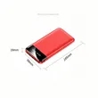 10000mah Smart Power Bank With Built In Cables | https://www.bestnamebadges.com