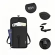 RFID Blocking Travel Neck Wallet With Multi Pockets | https://www.bestnamebadges.com