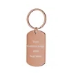 Photo Keychain With Text Unique Engraved | https://www.bestnamebadges.com