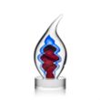 Trilogy Flame Award - Clear | https://www.bestnamebadges.com