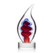 Trilogy Flame Award - Clear | https://www.bestnamebadges.com