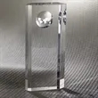 Nazione Pillar Globe Optically Perfect Award | https://www.bestnamebadges.com